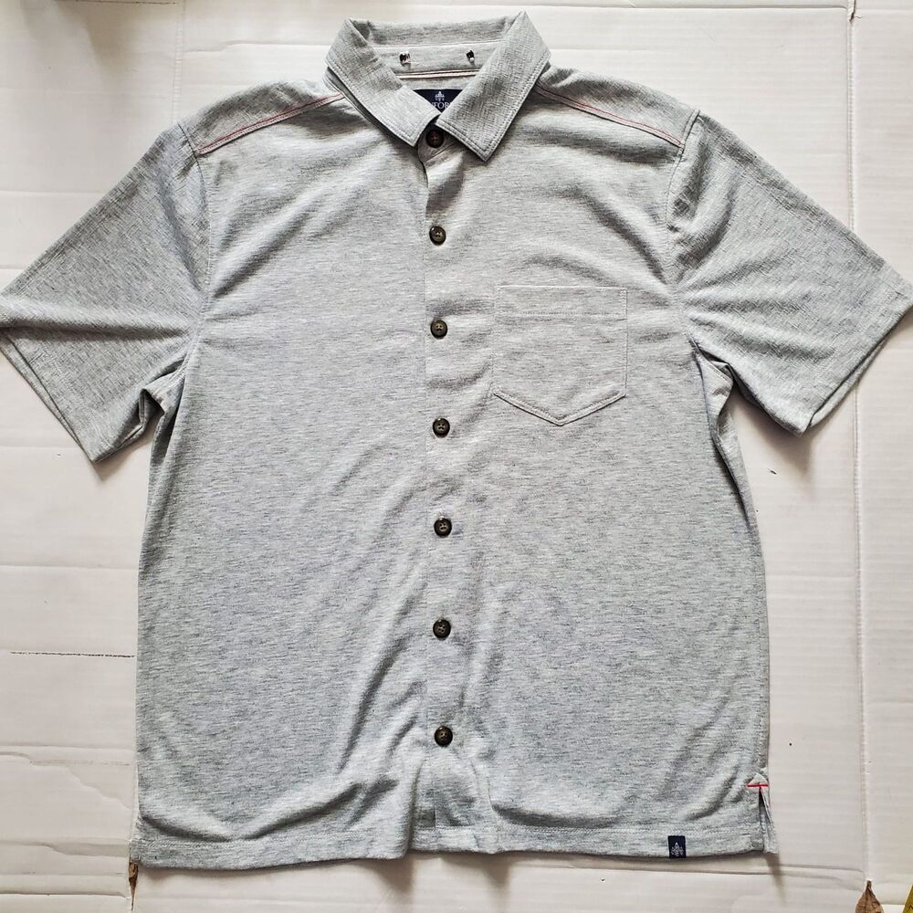 NEW short-sleeved, button-down POLO shirt SIZE MEDIUM